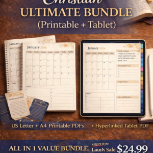 christian planner bundle 2026