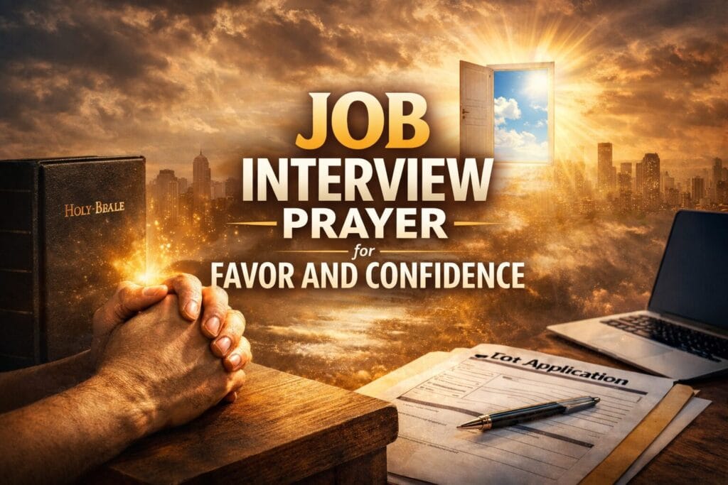 Job interview prayer