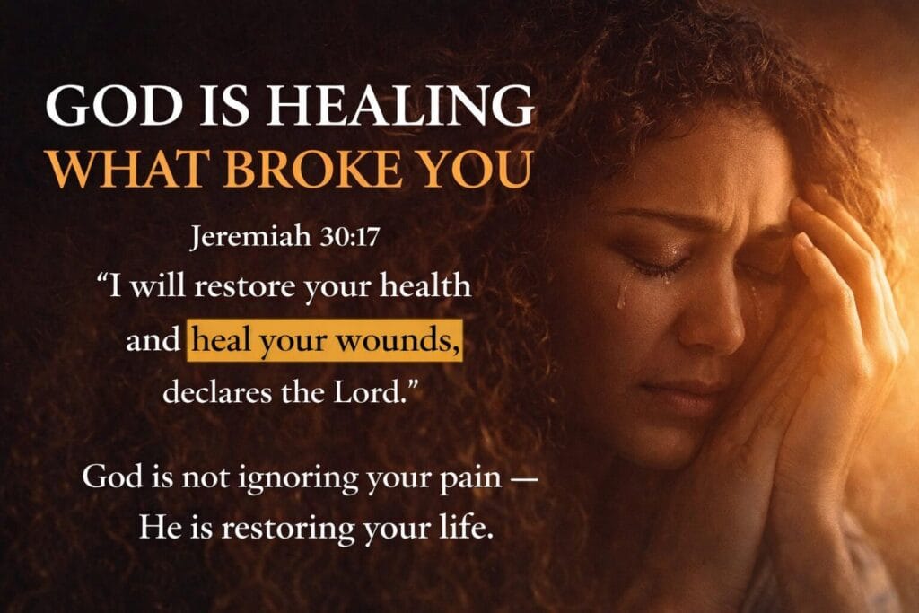 Healing Devotional: God Heals Your Wounds (Jeremiah 30:17)