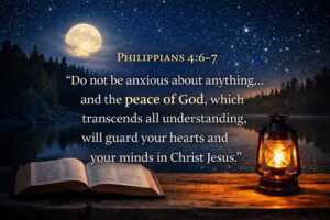 Bible verses for peace before sleep