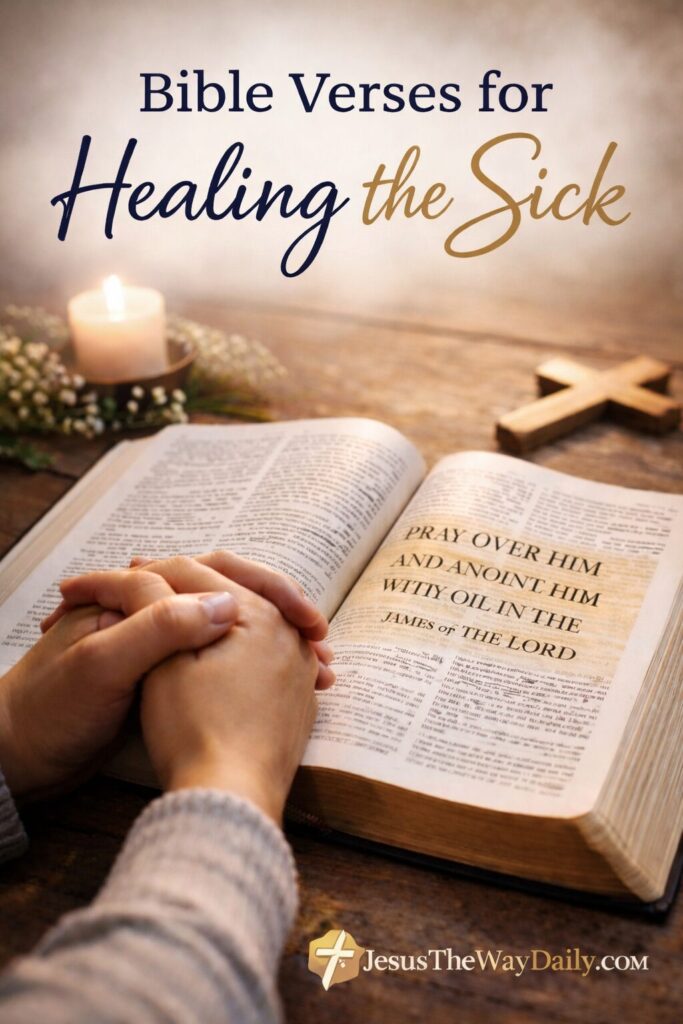 Bible verses for healing the sick with prayer