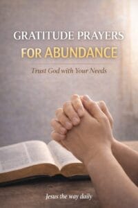 morning gratitude prayer for abundance