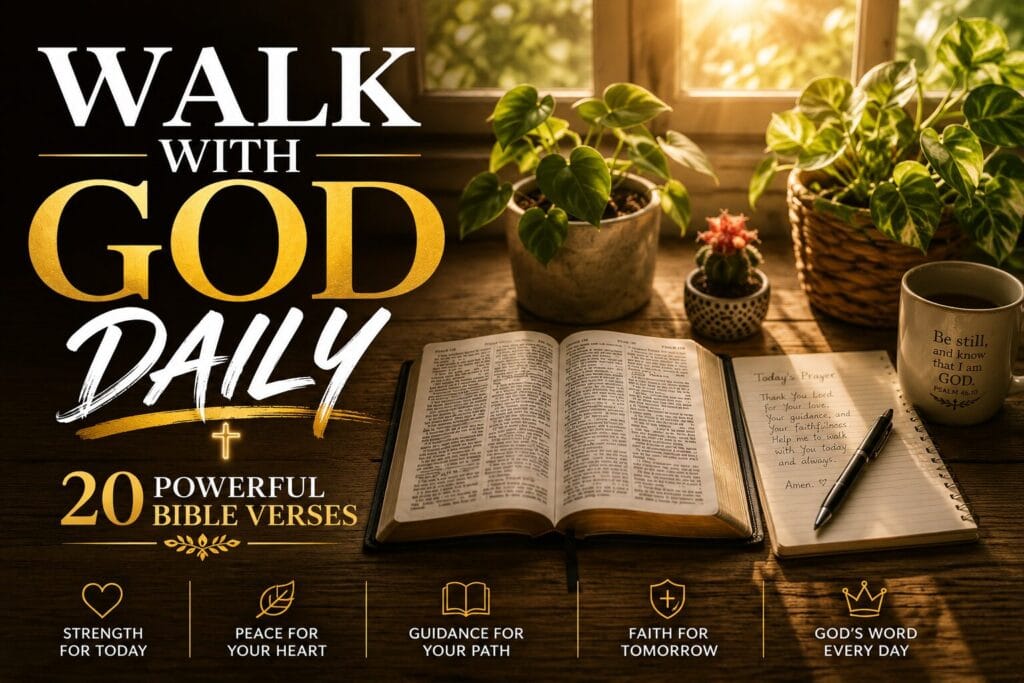 Bible Verses About Walking With God Daily