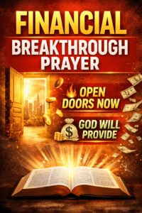 Financial Breakthrough Prayer For Open Doors image