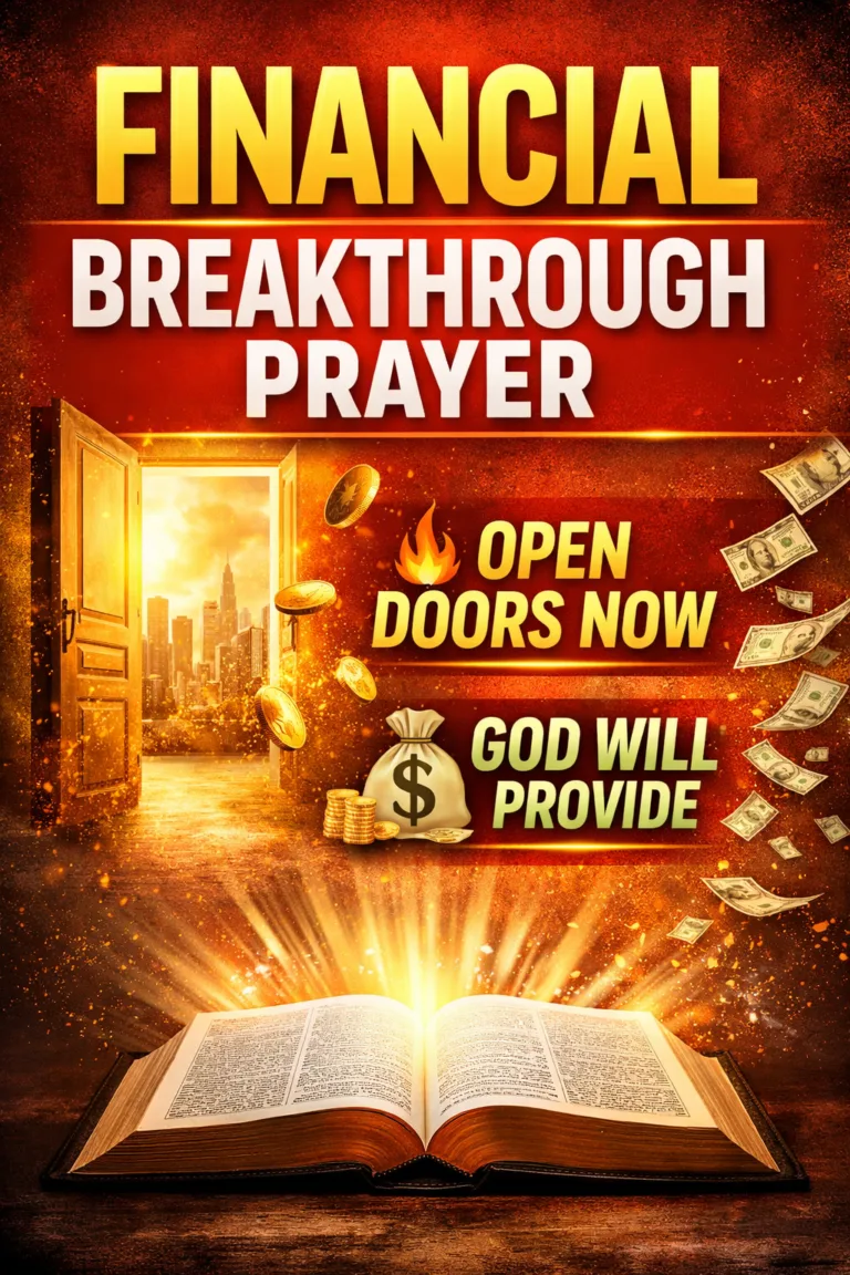 Financial Breakthrough Prayer For Open Doors image