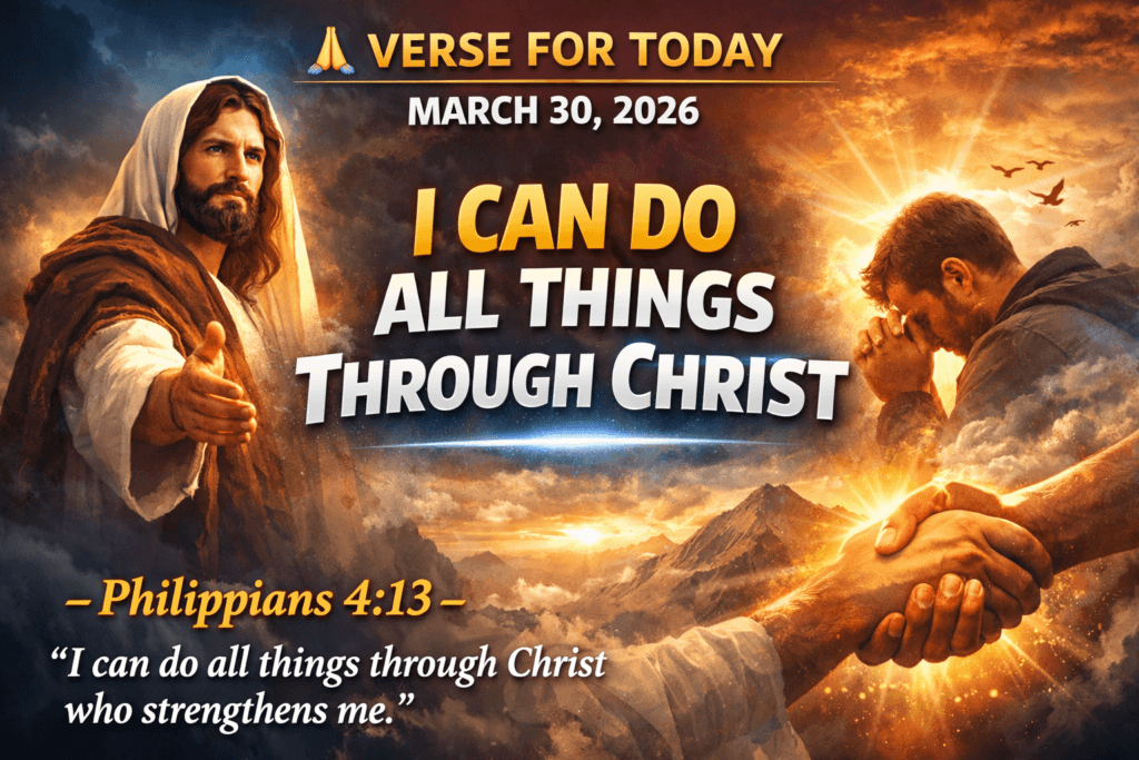 Verse For Today (March 29, 2026)