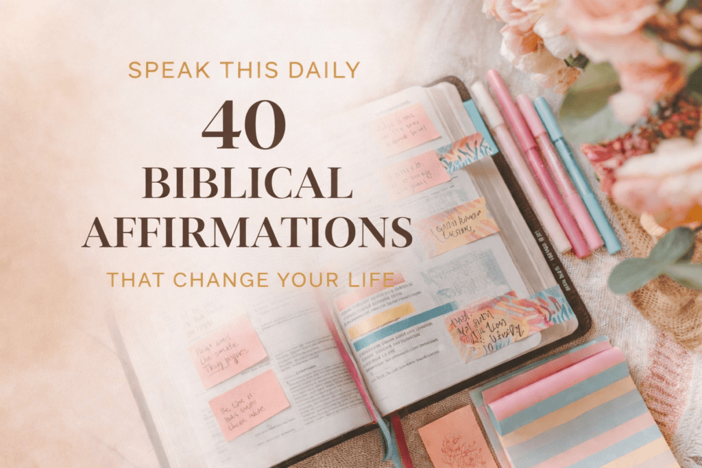 40 Biblical Affirmations to Speak Daily