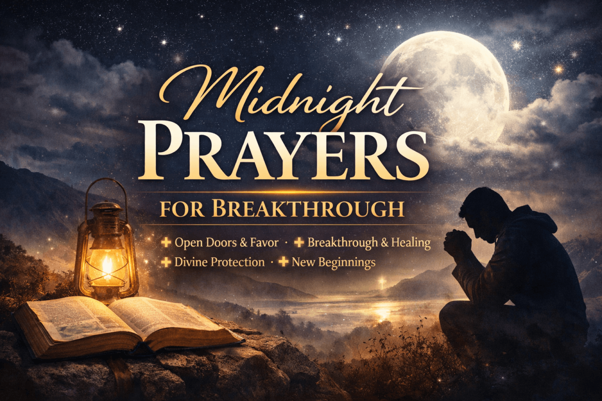25 Midnight Prayers For Breakthrough (Pray Tonight)