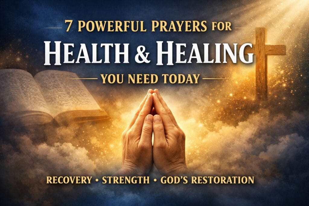prayers for health and healing