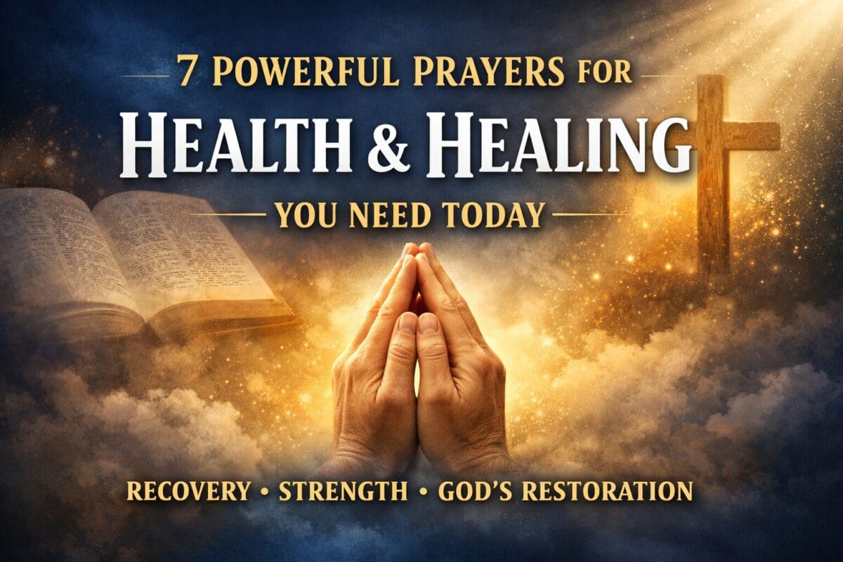 prayers for health and healing