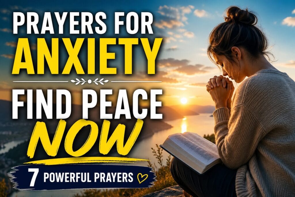 PRAYERS FOR ANXIETY