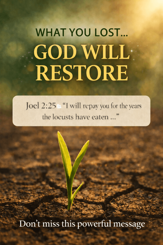 God Will Restore What You Lost