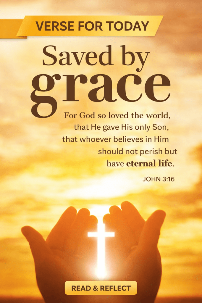 verse for today John 3:16