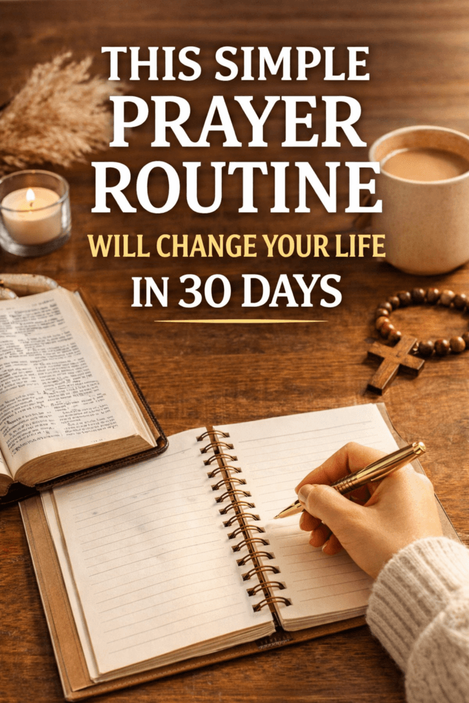 Prayer Journal Routine