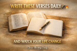 Bible Verses To Write Daily