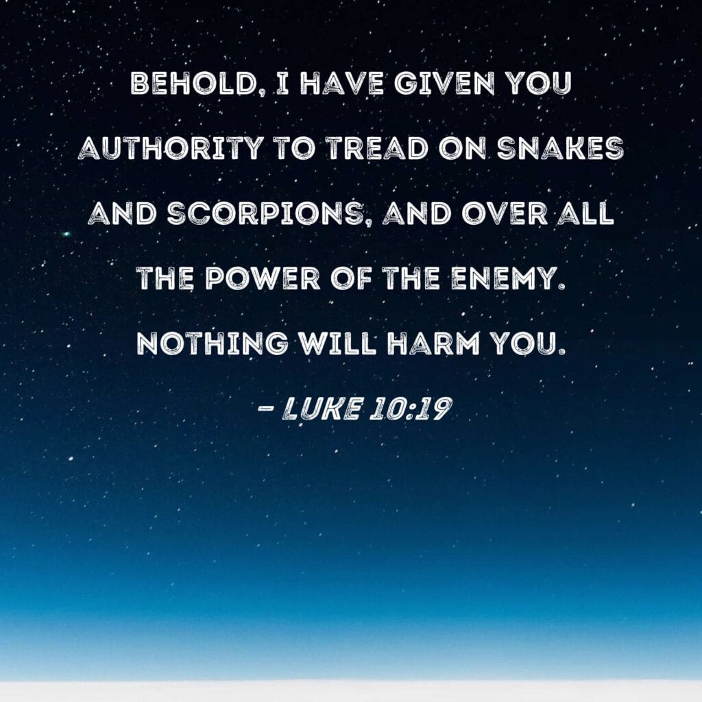 verse for today april 8 2026 luke 10:19