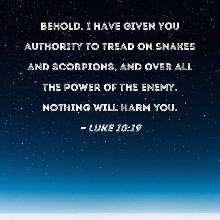 verse for today april 8 2026 luke 10:19