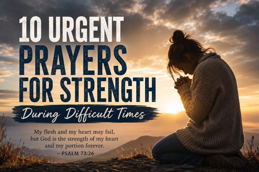 Urgent Prayers For Strength During Difficult Times