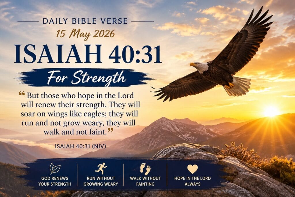 Daily Bible Verse Isaiah 40:31