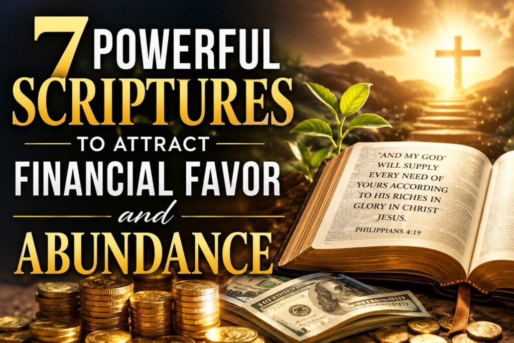 Scriptures for financial favor