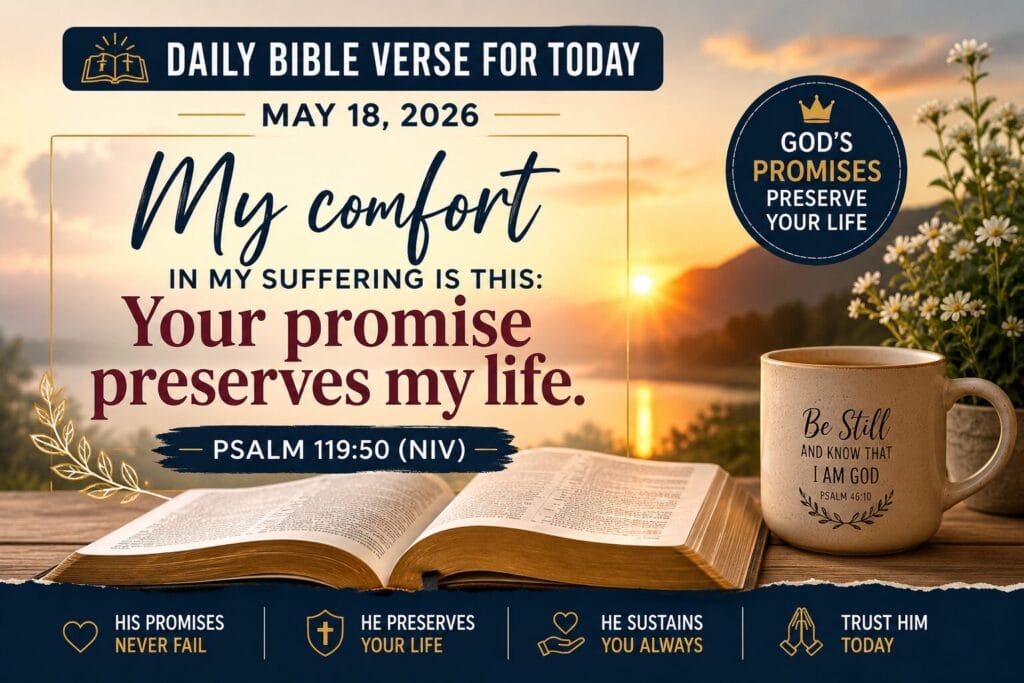 Daily Bible Verse for Today May 18 2026
