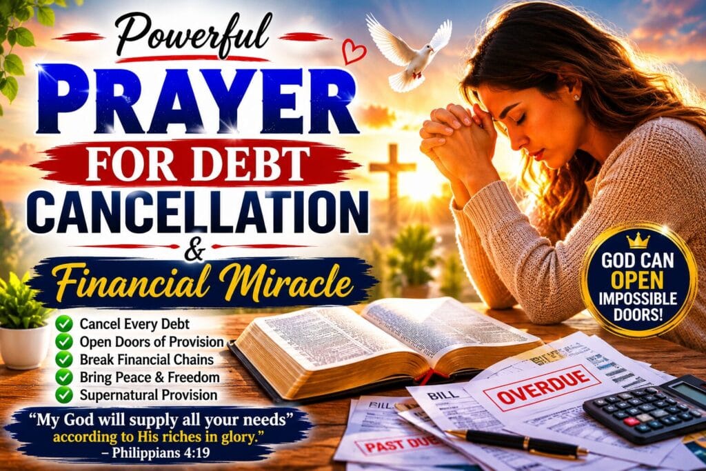 Prayer for Debt Cancellation & Financial Miracle