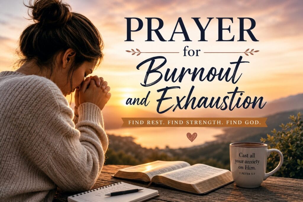 Prayer for Burnout and Exhaustion
