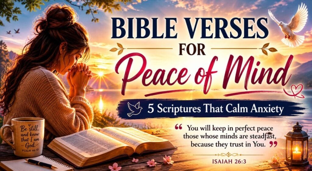 BIBLE VERSES FOR PEACE OF MIND