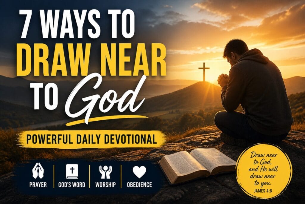 how to draw near to God