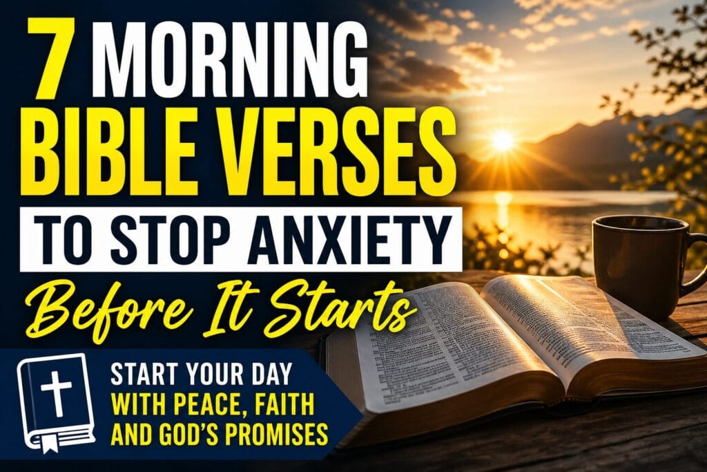 7 Powerful Morning Bible Verses for Anxiety (Start Your Day in Peace)