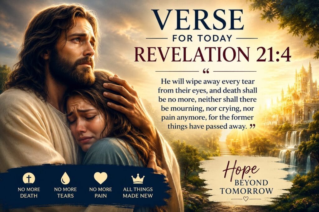 Verse for Today Revelation 21:4