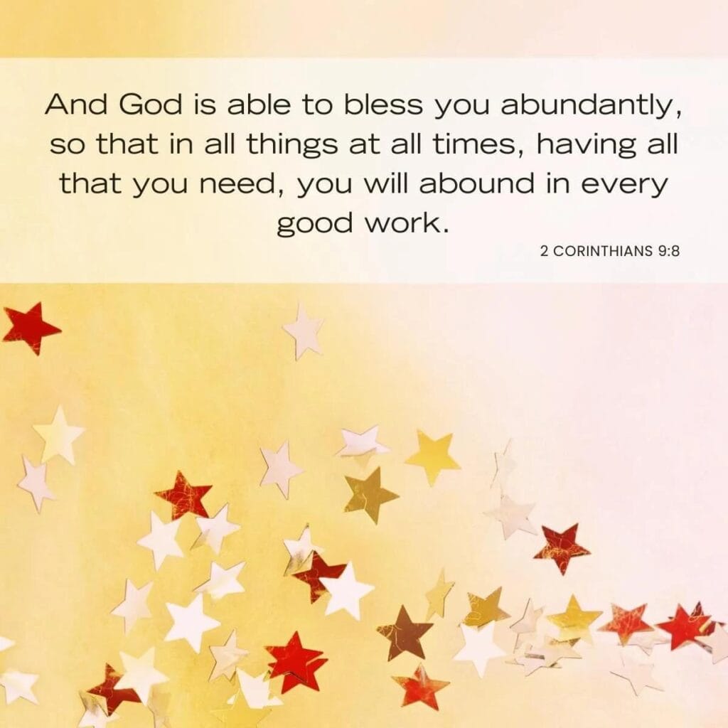 Powerful prayer for financial favor and abundance with open Bible and golden Christian background