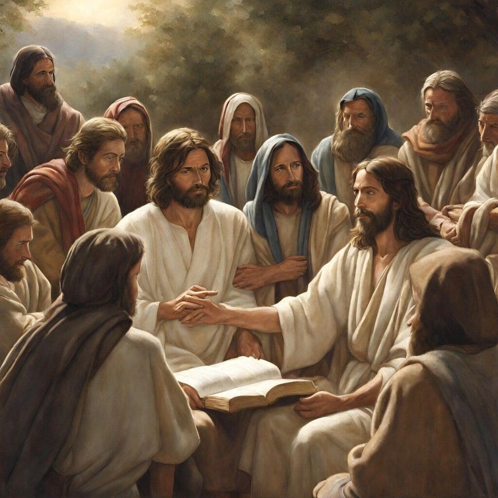 verse of the day john 14:15 devotional with Bible and cross