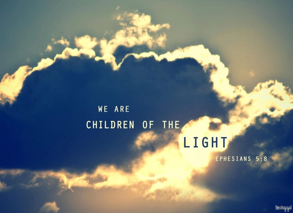Verse for Today 1 Thessalonians 5:5 children of light devotional image