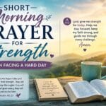 short morning prayer for strength