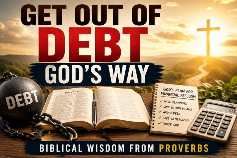 how to Get Out of Debt According to Proverbs