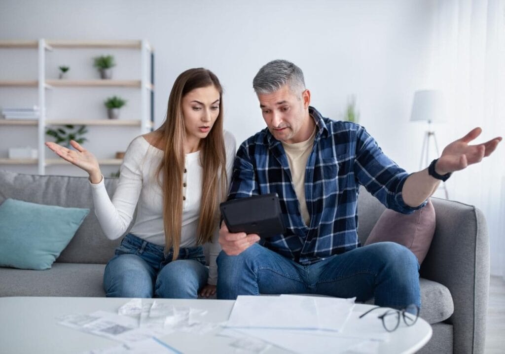 blended family money fights